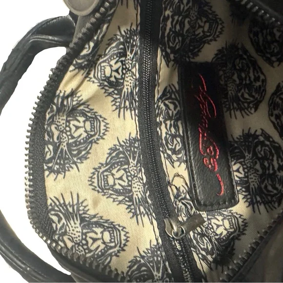 Ed Hardy NWT Black Edgy Handbag Y2K Inspired! - Picture 9 of 9
